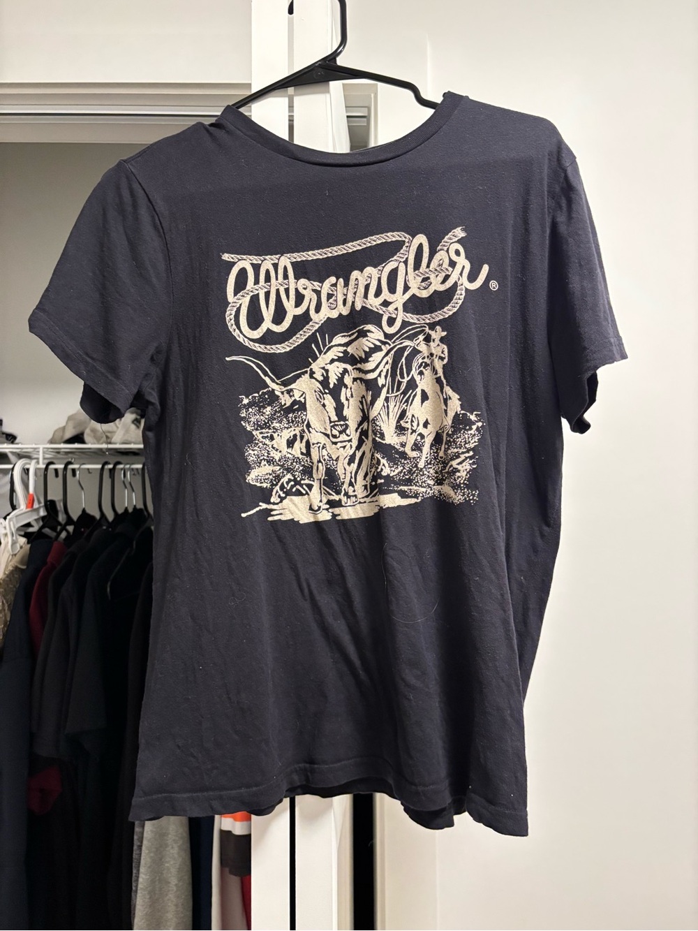 Wrangler Black Graphic Short-Sleeve T-Shirt